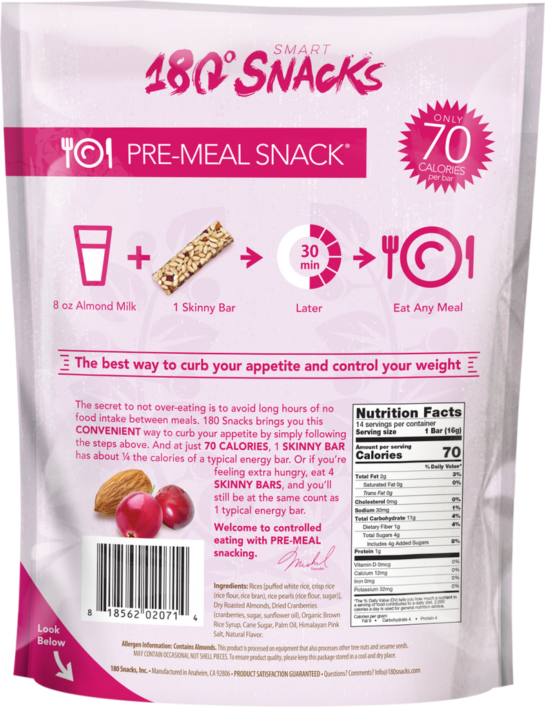 Skinny Nutrition  180 Snacks, Inc. / Mareblu Naturals