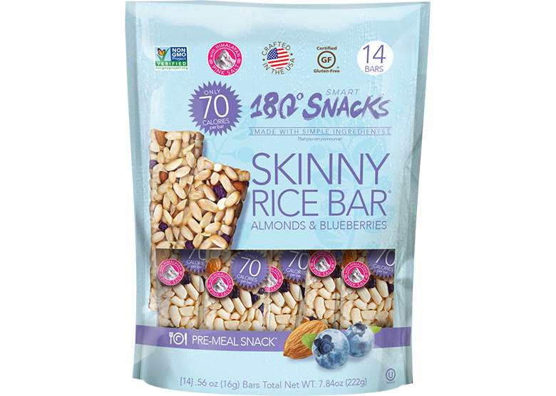 Skinny Rice Bar Almonds and Cranberries